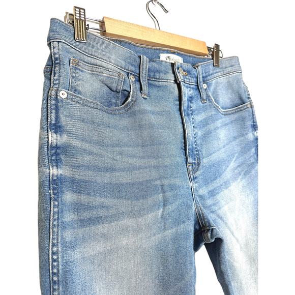 Madewell 10" High-Rise Skinny Ankle Crop Denim Jeans Horne Wash Light Blue 30 - Picture 6 of 16